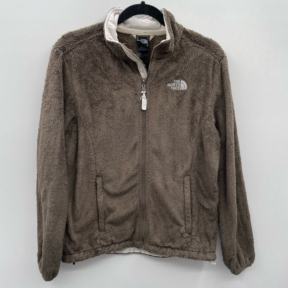 The North Face Jackets & Blazers - The North Face womans brown fuzzy gorpcore outdoor activewear jacket Medium